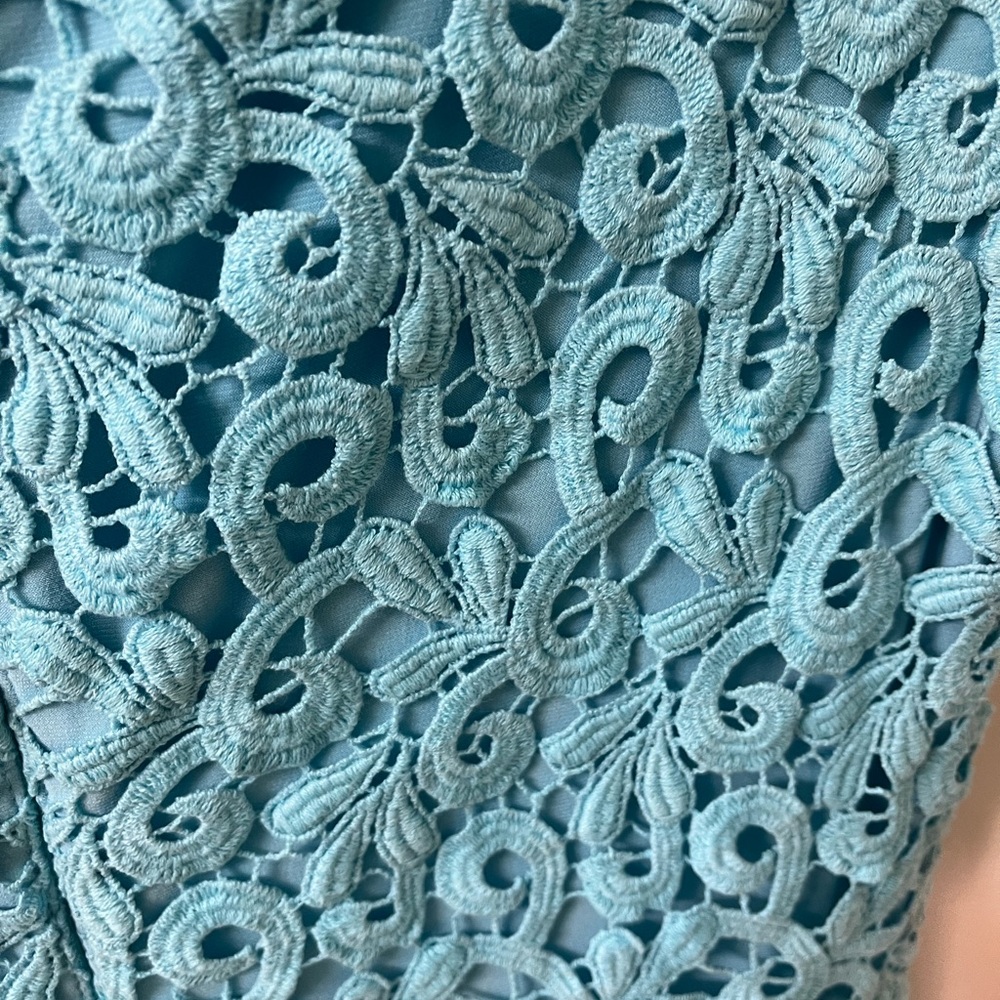 Ralph Lauren Turquoise Lace Dress